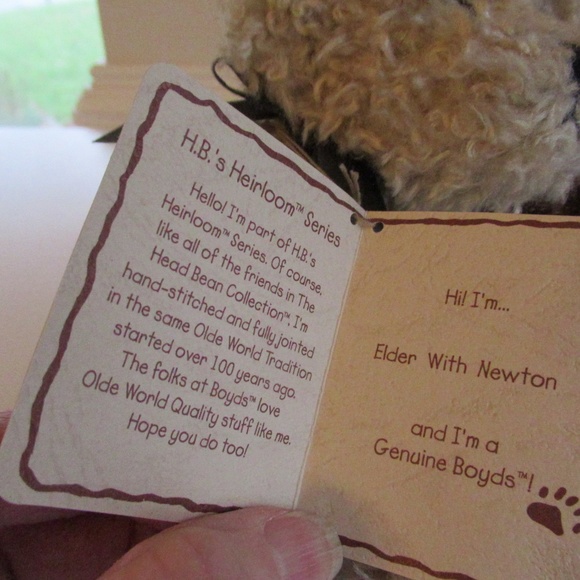 Genuine Boyds Bear "Elder with Newton" - Picture 6 of 8